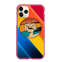 Чехол iPhone 11 Pro матовый Джойстик Level Up