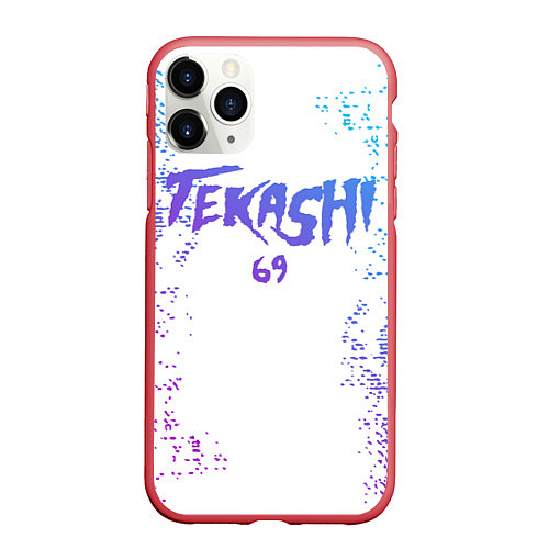 Чехол iPhone 11 Pro матовый 6IX9INE / 3D-Красный – фото 1