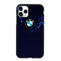 Чехол iPhone 11 Pro матовый BMW разряд молнии