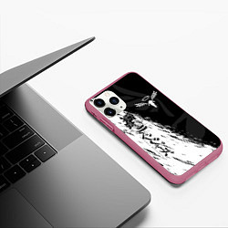 Чехол iPhone 11 Pro матовый ТОКИЙСКИЕ МСТИТЕЛИ WALHALLA КЛАН, цвет: 3D-малиновый — фото 2