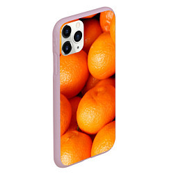 Чехол iPhone 11 Pro матовый Мандаринчик чик, цвет: 3D-розовый — фото 2