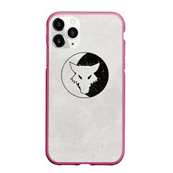 Чехол iPhone 11 Pro матовый Лунные волки ранний лого цвет легиона