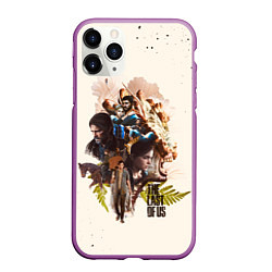 Чехол iPhone 11 Pro матовый THE LAST OF US 2 НОВАЯ ИСТОРИЯ, цвет: 3D-фиолетовый