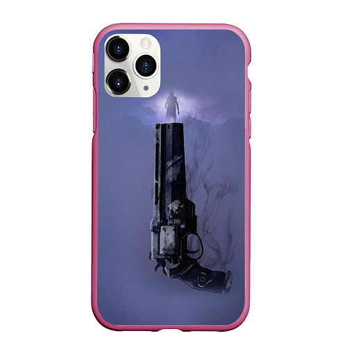 Чехол iPhone 11 Pro матовый DESTINY 2 КЕЙД 6 И ЕГО РЕВОЛЬВЕР / 3D-Малиновый – фото 1