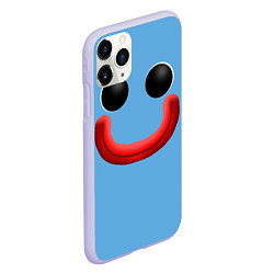 Чехол iPhone 11 Pro матовый Huggy Waggy smile, цвет: 3D-светло-сиреневый — фото 2