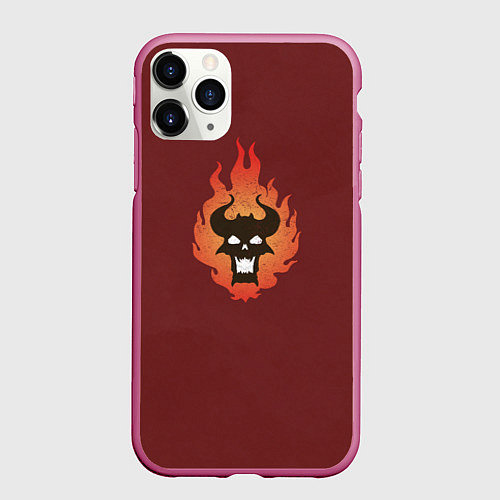 Чехол iPhone 11 Pro матовый Несущие слово после Ереси цвет легиона / 3D-Малиновый – фото 1