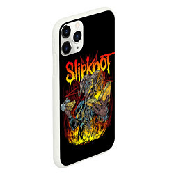 Чехол iPhone 11 Pro матовый SLIPKNOT THE GRAY CHAPTER, цвет: 3D-белый — фото 2