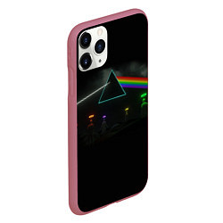 Чехол iPhone 11 Pro матовый ПИНК ФЛОЙД PINK FLOYD LOGO, цвет: 3D-малиновый — фото 2