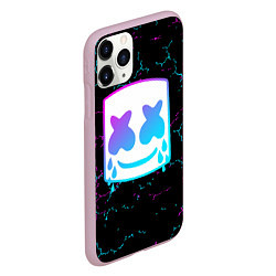 Чехол iPhone 11 Pro матовый MARSHMELLO NEON МАРШМЕЛЛО НЕОН, цвет: 3D-розовый — фото 2