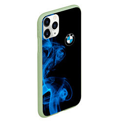 Чехол iPhone 11 Pro матовый BMW Дым, цвет: 3D-салатовый — фото 2