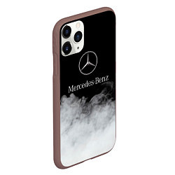 Чехол iPhone 11 Pro матовый Mercedes-Benz Облака, цвет: 3D-коричневый — фото 2