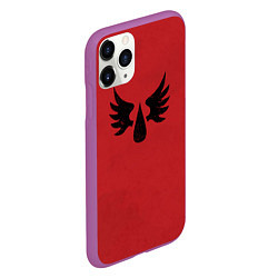 Чехол iPhone 11 Pro матовый Кровавые ангелы цвет легиона 9, цвет: 3D-фиолетовый — фото 2