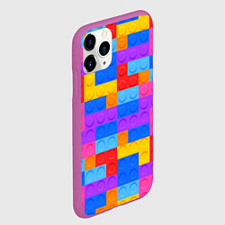 Чехол iPhone 11 Pro матовый Лего-го, цвет: 3D-фиолетовый — фото 2