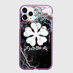 Чехол iPhone 11 Pro матовый BLACK CLOVER GLITCHF FLASHES