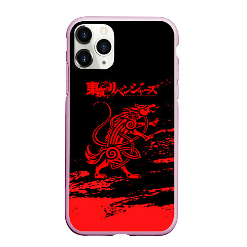 Чехол iPhone 11 Pro матовый Токийские мстители: Вальгалла / 3D-Розовый – фото 1