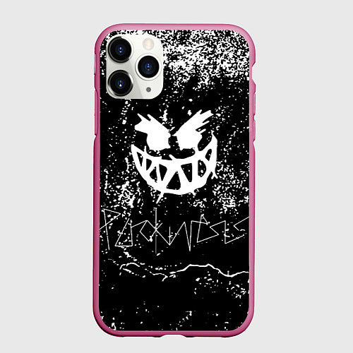 Чехол iPhone 11 Pro матовый PYROKINESIS: / 3D-Малиновый – фото 1