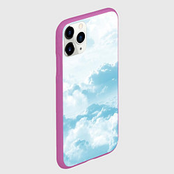 Чехол iPhone 11 Pro матовый Плотные облака, цвет: 3D-фиолетовый — фото 2