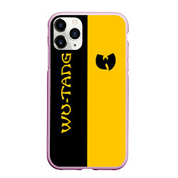 Чехол iPhone 11 Pro матовый WU-TANG CLAN ЧЁРНО ЖЁЛТЫЙ, цвет: 3D-розовый