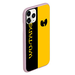 Чехол iPhone 11 Pro матовый WU-TANG CLAN ЧЁРНО ЖЁЛТЫЙ, цвет: 3D-розовый — фото 2