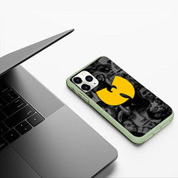 Чехол iPhone 11 Pro матовый WU-TANG CLAN ЛЕГЕНДЫ РЕПА, цвет: 3D-салатовый — фото 2