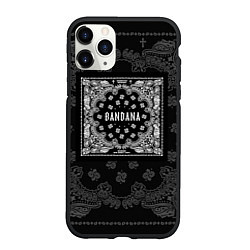 Чехол iPhone 11 Pro матовый Big Baby Tape x Kizaru: BANDANA, цвет: 3D-черный