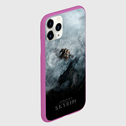 Чехол iPhone 11 Pro матовый Победа над драконом, цвет: 3D-фиолетовый — фото 2