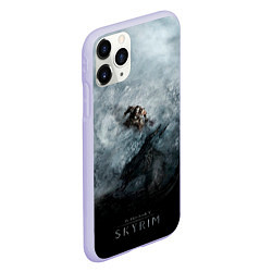 Чехол iPhone 11 Pro матовый Победа над драконом, цвет: 3D-светло-сиреневый — фото 2