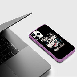 Чехол iPhone 11 Pro матовый Кейсуке Токийские Мстители, цвет: 3D-фиолетовый — фото 2