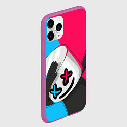 Чехол iPhone 11 Pro матовый New Marshmello, цвет: 3D-фиолетовый — фото 2