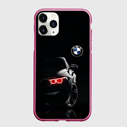 Чехол iPhone 11 Pro матовый BMW МИНИМЛ, цвет: 3D-малиновый
