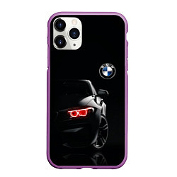 Чехол iPhone 11 Pro матовый BMW МИНИМЛ, цвет: 3D-фиолетовый