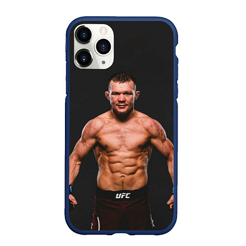 Чехол iPhone 11 Pro матовый Пётр Беспощадный / 3D-Тёмно-синий – фото 1