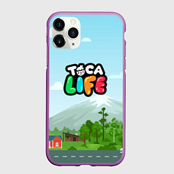 Чехол iPhone 11 Pro матовый TOCA BOCA WORLD LOGO