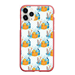 Чехол iPhone 11 Pro матовый Утенок чистюля