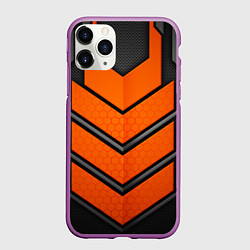 Чехол iPhone 11 Pro матовый НАНО БРОНЯ NANO ARMOR, цвет: 3D-фиолетовый
