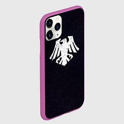 Чехол iPhone 11 Pro матовый Гвардия Ворона цвет 19 легиона, цвет: 3D-фиолетовый — фото 2