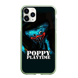 Чехол iPhone 11 Pro матовый Poppy Playtime, цвет: 3D-салатовый
