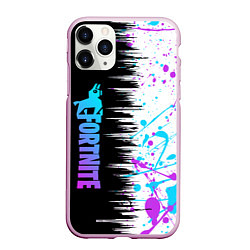 Чехол iPhone 11 Pro матовый FORTNITE ФОРНТАЙТ, цвет: 3D-розовый