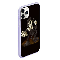 Чехол iPhone 11 Pro матовый BENDY - ЗЛОЙ БЕНДИ, цвет: 3D-светло-сиреневый — фото 2