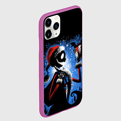 Чехол iPhone 11 Pro матовый Плохой санта 2022, цвет: 3D-фиолетовый — фото 2