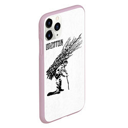 Чехол iPhone 11 Pro матовый Led Zeppelin IV, цвет: 3D-розовый — фото 2