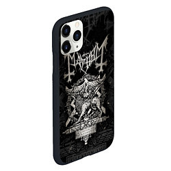 Чехол iPhone 11 Pro матовый MAYHEM - A Season In Blasphemy, цвет: 3D-черный — фото 2