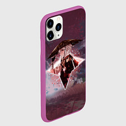 Чехол iPhone 11 Pro матовый Кадзуха Каэдэхара в примогеме, цвет: 3D-фиолетовый — фото 2