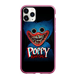 Чехол iPhone 11 Pro матовый Poppy Playtime, цвет: 3D-малиновый