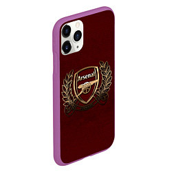 Чехол iPhone 11 Pro матовый Arsenal London, цвет: 3D-фиолетовый — фото 2