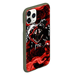 Чехол iPhone 11 Pro матовый Poppy Playtime: Flame Fire, цвет: 3D-темно-зеленый — фото 2