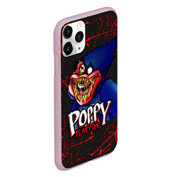 Чехол iPhone 11 Pro матовый Poppy Playtime: Blood Rage, цвет: 3D-розовый — фото 2