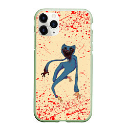Чехол iPhone 11 Pro матовый Хагги Чудовище, цвет: 3D-салатовый