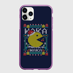 Чехол iPhone 11 Pro матовый WAKA WAKA NEW YEAR НОВЫЙ ГОД ГЕЙМЕРАМ ВАКА ВАКА 20, цвет: 3D-фиолетовый