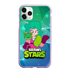 Чехол iPhone 11 Pro матовый Рисунок Лолы BrawlStars, цвет: 3D-светло-сиреневый